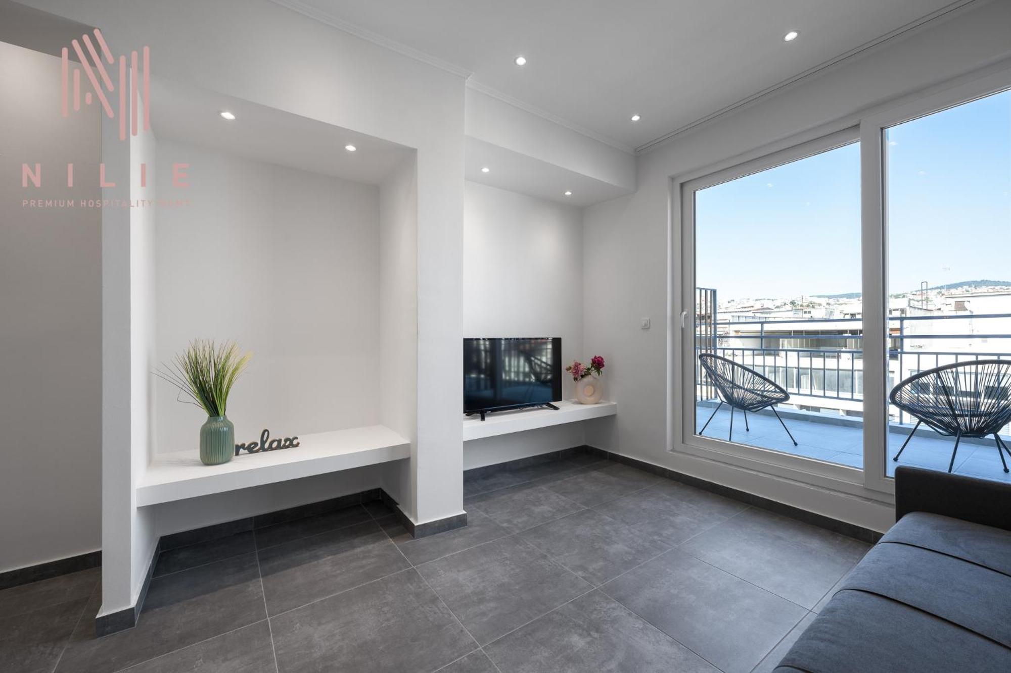 Appartamento V1 Penthouse, Nilie Hospitality Mgmt Salonicco Esterno foto