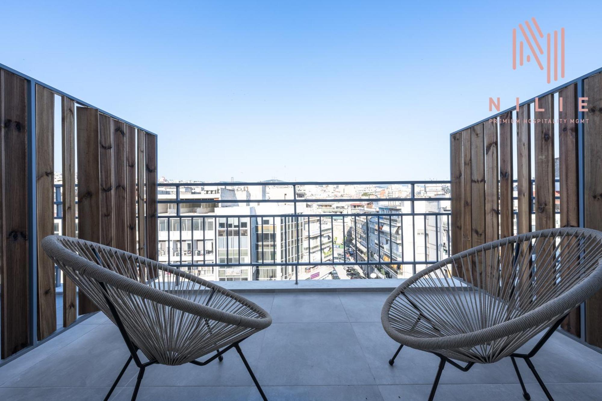Appartamento V1 Penthouse, Nilie Hospitality Mgmt Salonicco Esterno foto